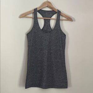 Lululemon Athletica cool racer back heather grey size 8